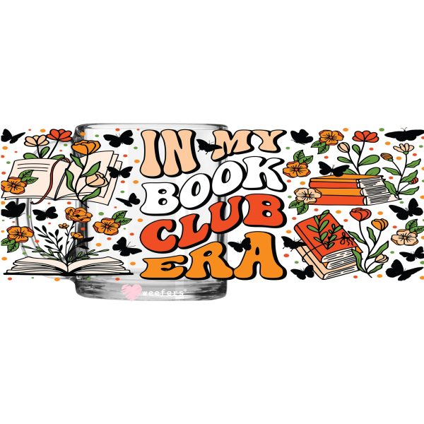 In My Book Club Era 11oz Coffee Mug UV DTF or Sublimation Wrap - Decal Sale - Image 2