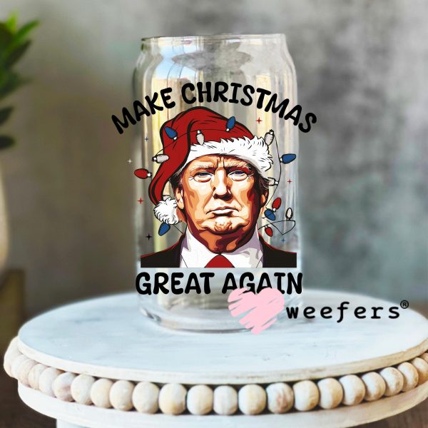 Trump Make Christmas Great Again UV DTF Decal on Sale - Image 3