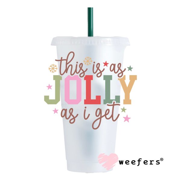 This is as Jolly as I Get Christmas UV DTF Decal Sale - Image 4