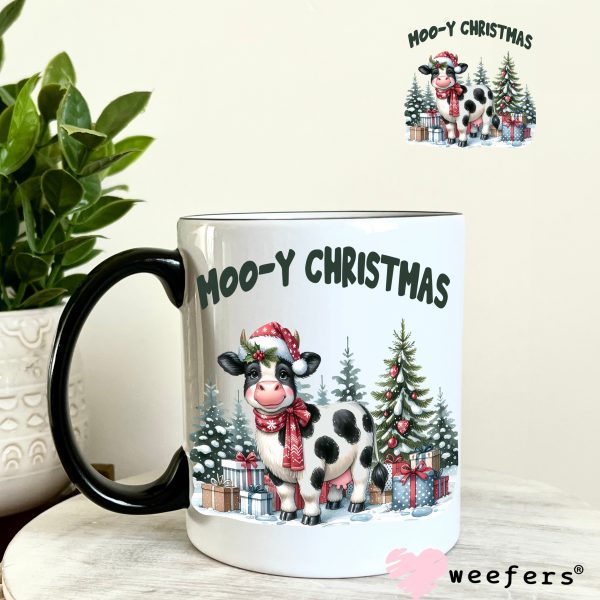 Mooy Christmas Cow UV DTF Decal Online Hot Sale - Image 2