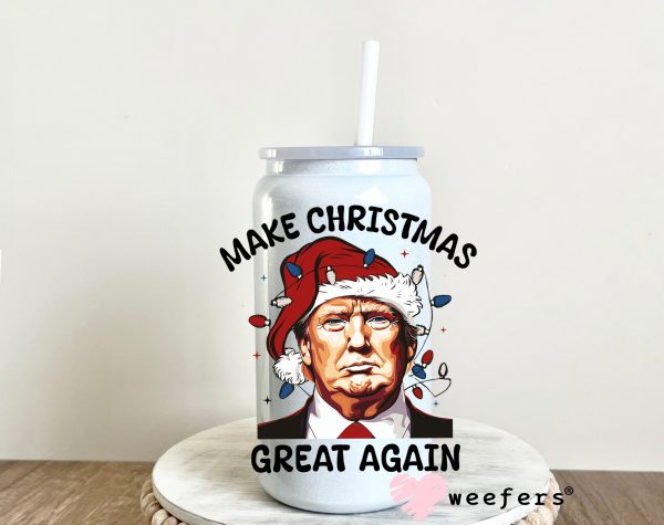 Trump Make Christmas Great Again UV DTF Decal on Sale