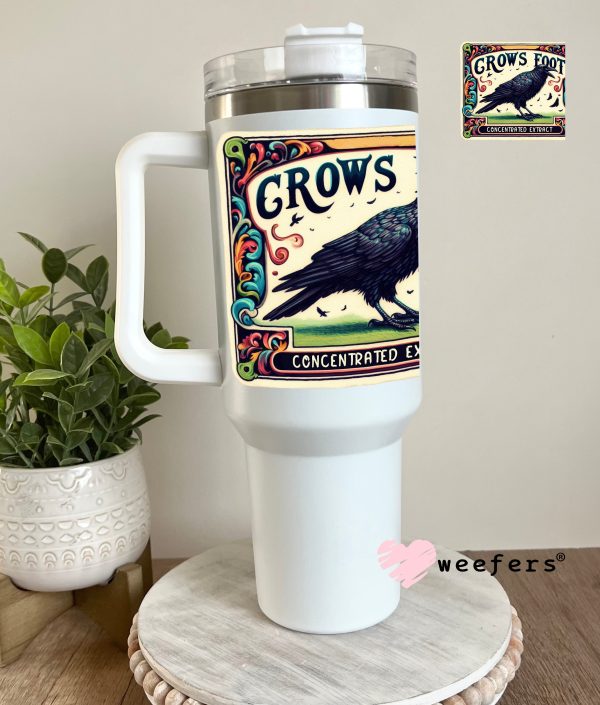 Crow s Foot Colorful Halloween UV DTF Decal Hot on Sale - Image 5