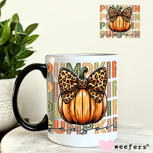 Coquette Pumpkin Fall UV DTF Decal Online - Image 2