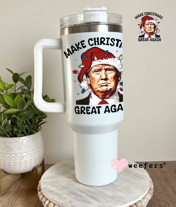 Trump Make Christmas Great Again UV DTF Decal on Sale - Image 5