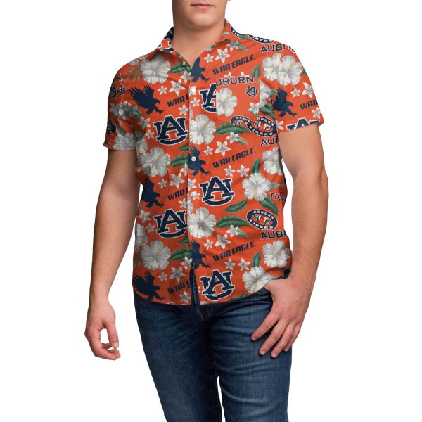 Auburn Tigers NCAA Mens City Style Button Up Shirt Sale - Image 2