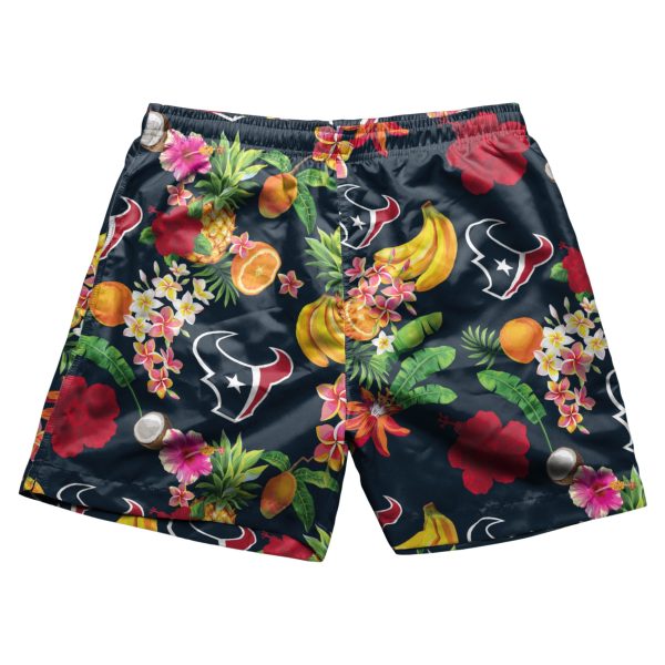Houston Texans NFL Mens Fruit Life 5.5  Swimming Trunks Fashion