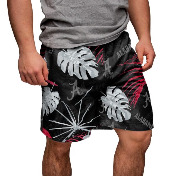 Alabama Crimson Tide NCAA Mens Neon Palm Shorts Sale - Image 2