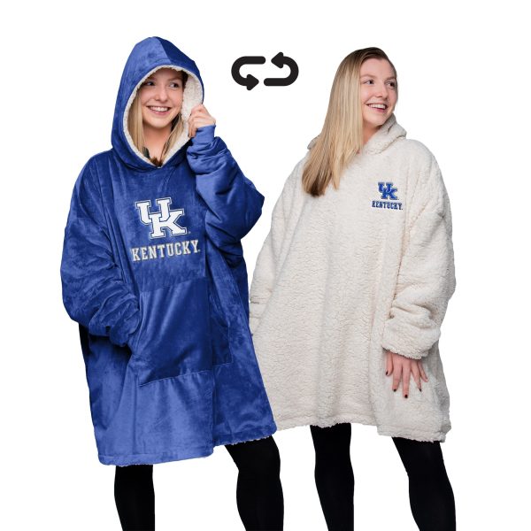 Kentucky Wildcats NCAA Reversible Big Logo Hoodeez Cheap